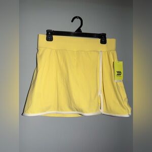 Yellow Athletic Skort